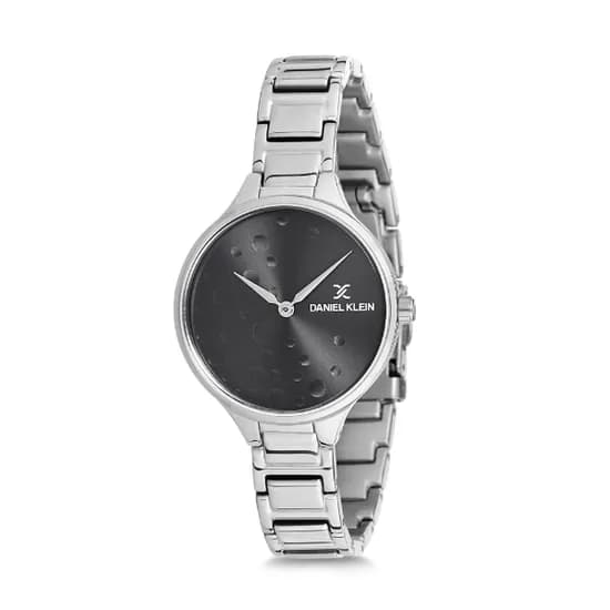 Relógio Analógico Feminino Daniel Klein Fiord DK12196-6 - Prata e Preto
