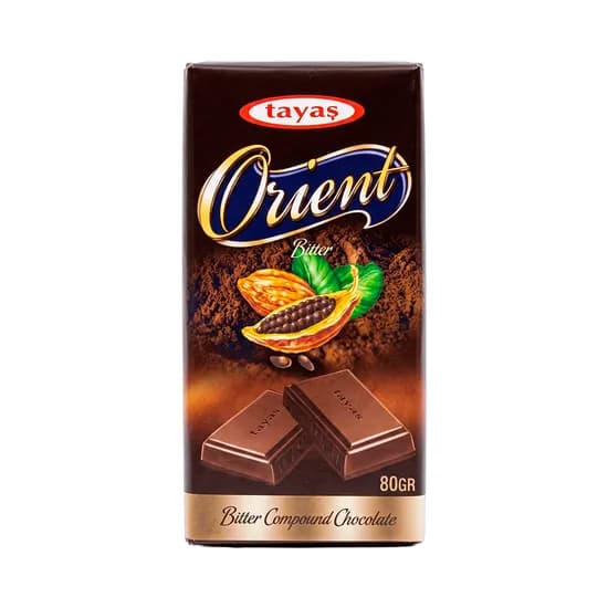 Barra de Chocolate Tayas Orient Bitter - 80G