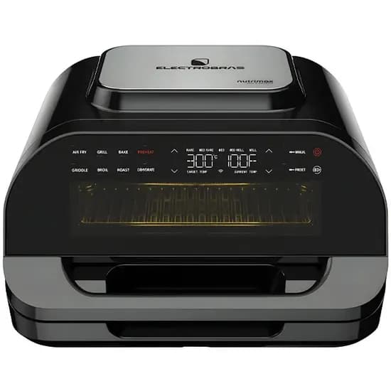 Grill + Fritadeira Elétrica Electrobras Nutrimax EBGAF-11 1.700 Watts 11 Litros 127V ~ 60HZ - Preto/Prata