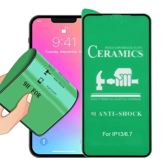 Película de Vidro Film Ceramics para iPhone 13 Pro Max