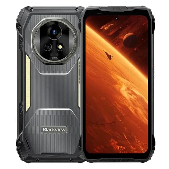 Celular Blackview Xplore 2 NFC Dual Sim de 1TB/16GB Ram de 6.73" 50MP/50MP - Preto/Amarelo