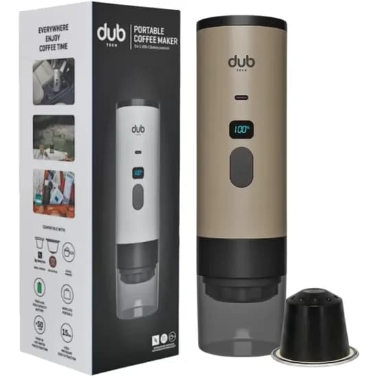 Cafeteira Portátil Dub DBCM 3 En 1 USB-C - Gold