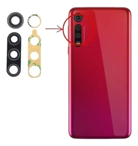 Lente de Camara Motorola G8 Play (Solo Vidrio)