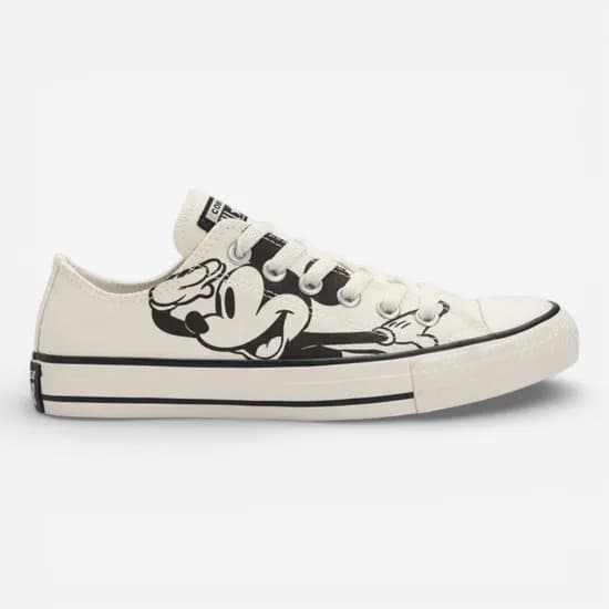 Calzado Converse Low Disney Mickey & Minnie Beige