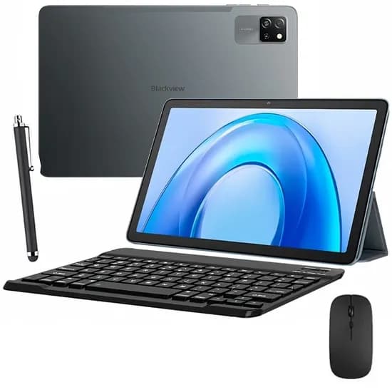 Tablet Blackview Tab 60 Pro 4G 128GB/8GB Ram de 10.1" 8MP/5MP + Teclado Inglês + Capinha Preto