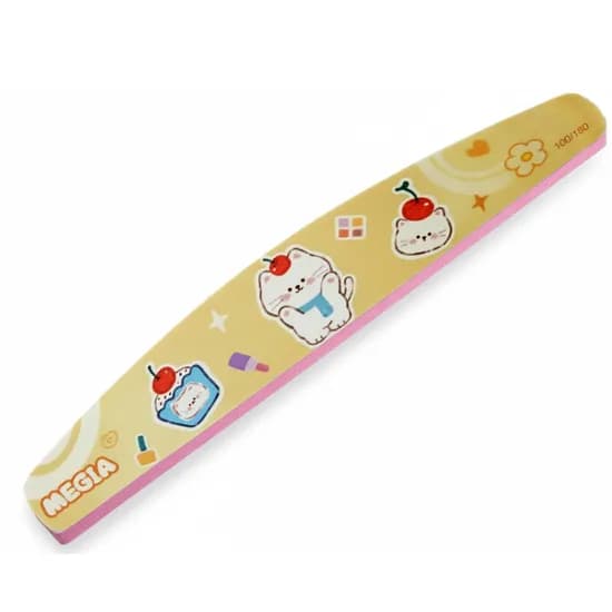 Lixa Megia Gato MZ-166 - Amarelo