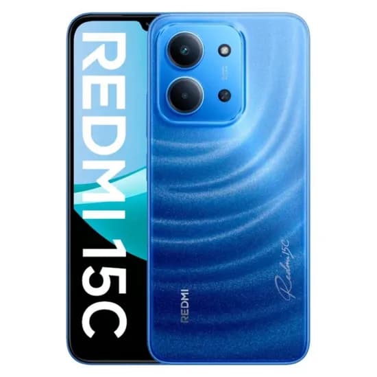 Celular Xiaomi Redmi 15C 256GB/ 8RAM / Dual Sim / 6.9"/ 50MP - Azul Car/ BR (Global)