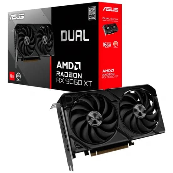 VGA RX9060XT 16GB Asus Dual 90YV0LG2-MVAA00 GDDR6 DUAL-RX9060XT-1 6G