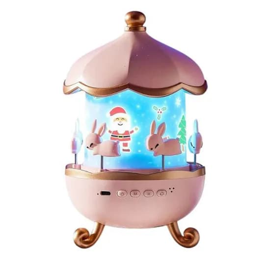 Projetor de Luz Satélite WH-E11 Bunny's Carousel com Alto-Falante