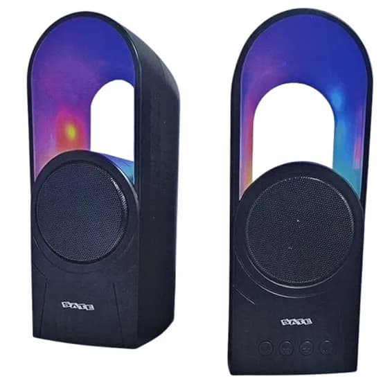 Speaker Satellite AS-92009 BT/RGB/Aux/USB- Preto