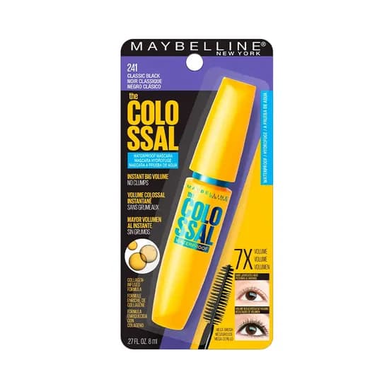 Mascara de Pestañas Maybelline The Colossal Volum Express A Prueba de Agua 241 Classic Black