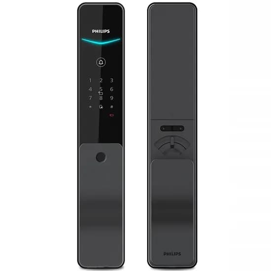 Fechadura Eletrônica para Porta Philips Easykey 8000 Series DDL801-5HBS - Cinza