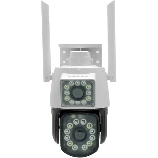 Câmara IP Satellite A-CAM010D IP66 4MP/SD/Ai - Preto/Branco