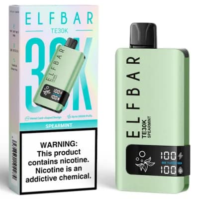 Vaper Descartavel Elfbar TE30K Spearmint 30000 Puffs