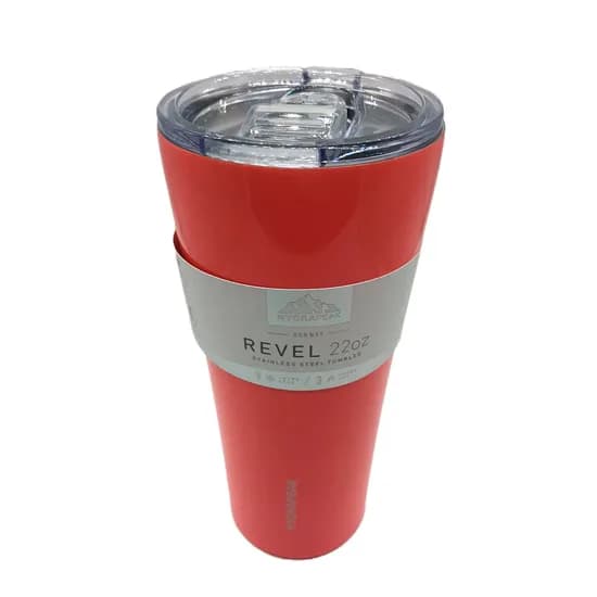 Copo Térmico Hydrapeak HP-REVEL-22-Coral 650ML - Coral