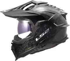 Capacete para Motociclista LS2 MX701 Explorer Carbono Forged Carbon