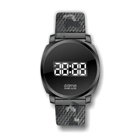 Relógio Digital Masculino Daniel Klein D Time DK.1.12383-3 - Cinza Camuflado