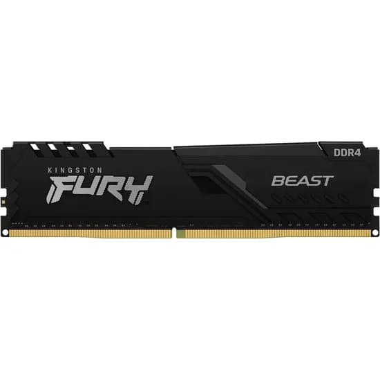 Memória Kingston DDR4 16GB 3200MHZ Black Fury Beast - KF432C16BB/16