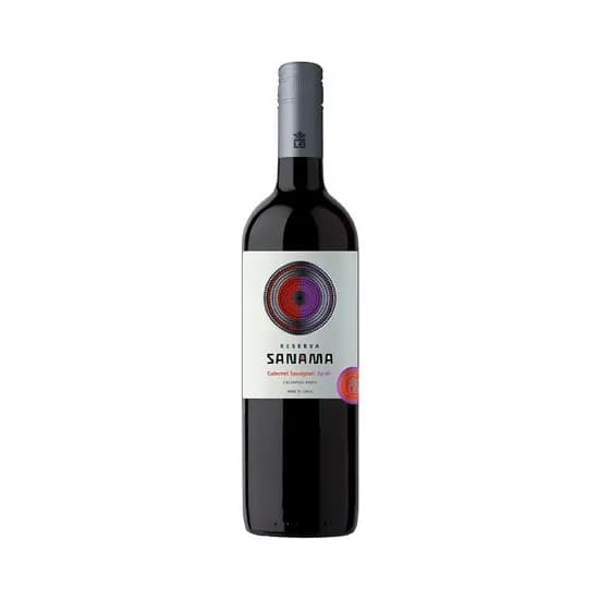 Vino Los Boldos Sanama Reserva Cabernet Sauvignon - Syrah 750ML