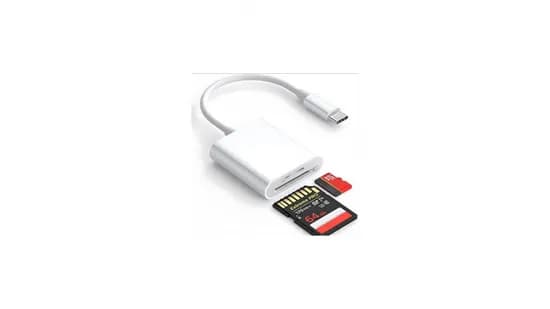 Leitor Cartao de Memoria SD-TF USB-C
