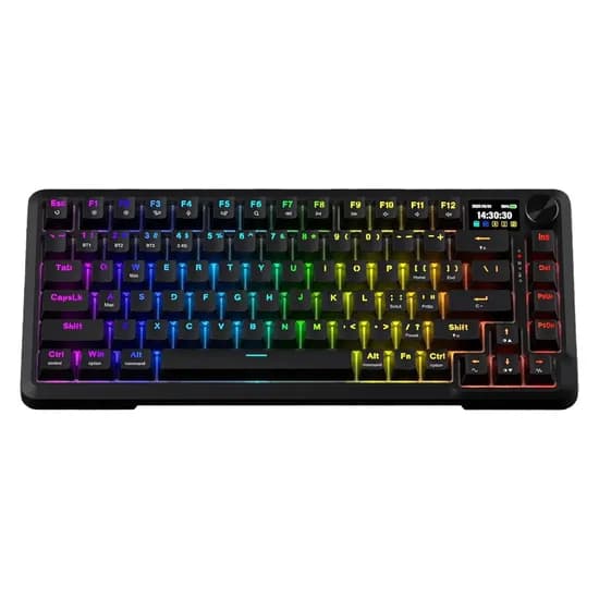 Teclado Gamer Redragon Behemoth Pro K724 RGB Sem Fio - Preto