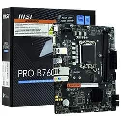 Placa Mãe MSI Pro B760M-e Socket LGA 1700 / VGA / DDR5