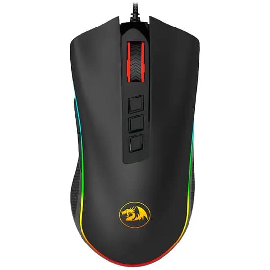 Mouse Gaming Redragon Cobra M711-FPS / USB / 24.000 Dpi / Backlight RGB - Preto