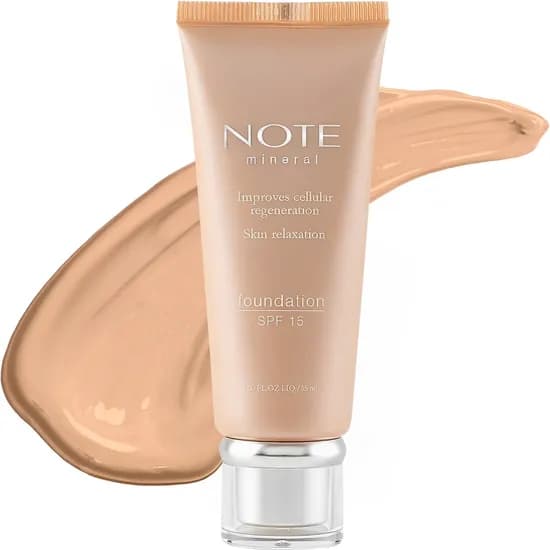 Base Líquida Note Mineral Foundation FPS 15 501 - 30ML