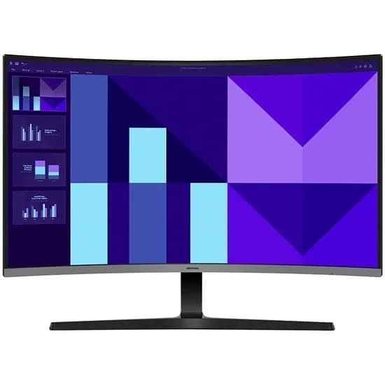 Monitor Gamer Curvo Samsung Essential S3 S32D396GANXZA de 32" Full HD 16:9 100HZ 4 MS GTR com HDMI/D-Sub