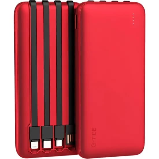 Carregador Port. G-Tide P1 10000MAH 3.7V Red