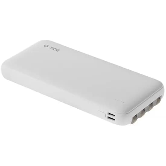 Carregador Portátil G-Tide P1 10.000 Mah Saída USB/Lightning/USB-C - Branco