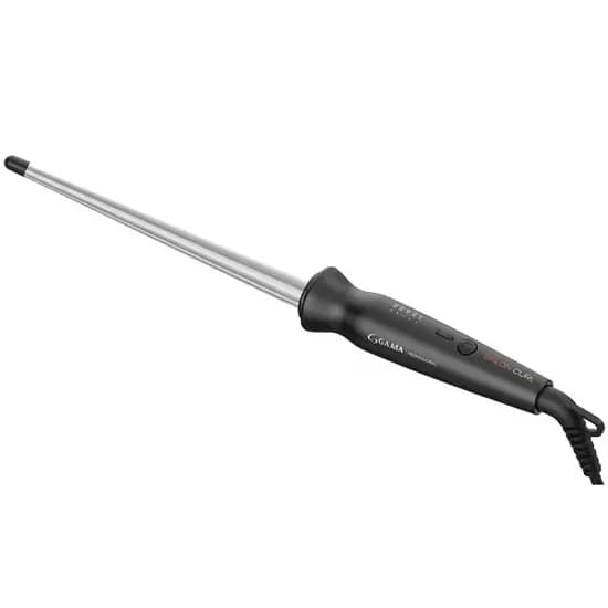 Modelador de Cabelo Gama Salon Curl Conic 220 °C Bivolt - Preto/Prata