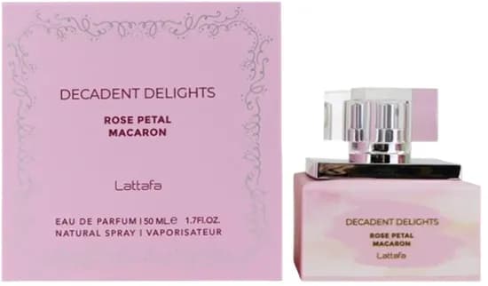 Perfume Lattafa Decadent Delights Rose Petal Edp 50ML - Feminino
