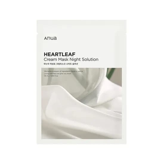Anua Heartleaf Cream Mask Night Solution 25ML