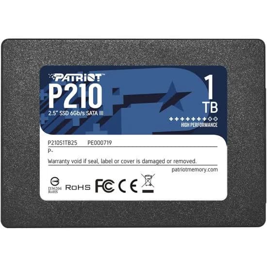 SSD Patriot 1TB P210 2.5" SATA 3 - P210S1TB25