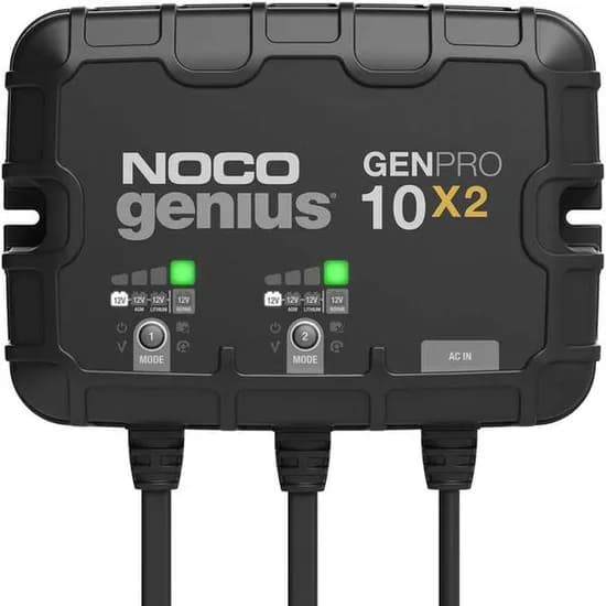 Carregador de Bateria Noco Genius GEN10X2 12V Bivolt 2X 20AMP 10286-5