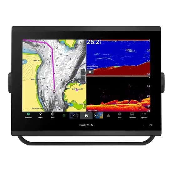 GPS Garmin Sonda Gpsmap 1243XSV-12 Polegadas Ips Touchscreen