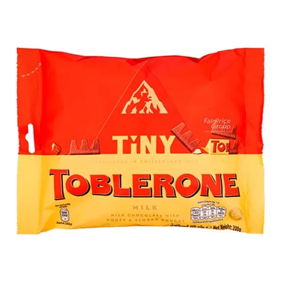 Chocolate Toblerone Mini Ao Leite Pacote 200G