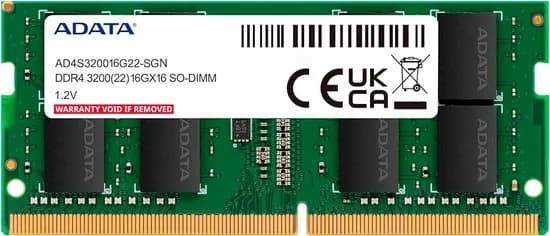 Memória para Notebook Adata 16GB 3200MHZ DDR4 AD4S320016G22-SGN