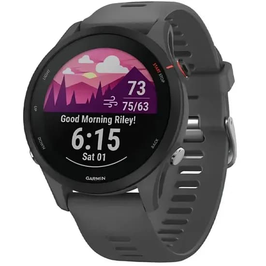 Relógio Garmin Forerunner 255 010-02641-00 MM com GPS/Bluetooth - Cinza
