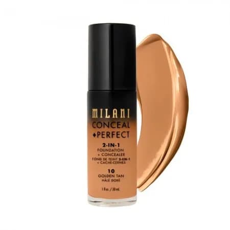 Base Corretivo Milani Conceal + Perfect 2-IN-1 10 Golden Tan 30ML