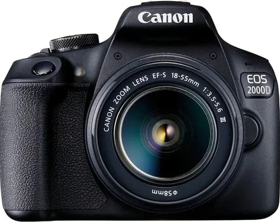 Kit Câmera Canon Eos 2000D 24.1 Megapixels com Lente Ef-s 18-55 III