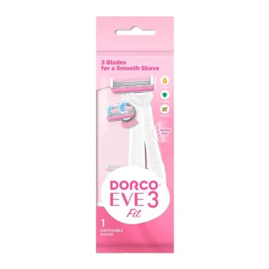 Aparelho para Depilar Descartavel Dorco Eve 3 Fit 3 Lâminas Unidade