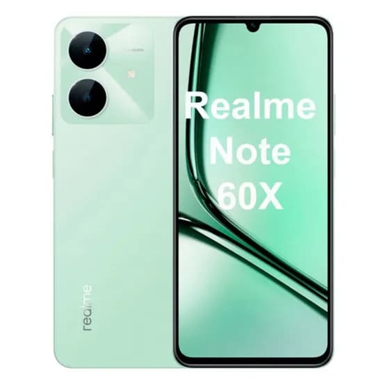 Celular Realme Note 60X RMX3938 64GB / 3GB Ram / Dual Sim / Tela 6.74 / 8MP - Verde (Anatel)