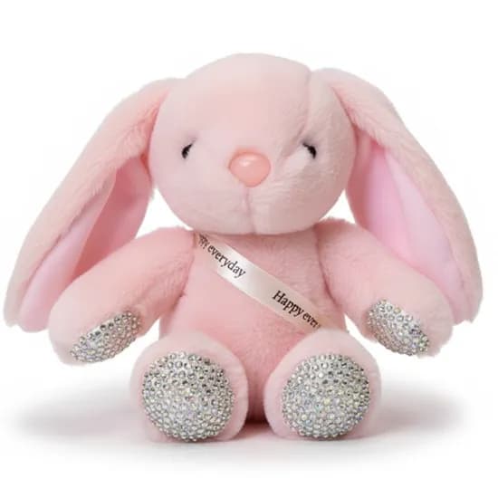 MZ-096 Coelho de Pelúcia - Rosa