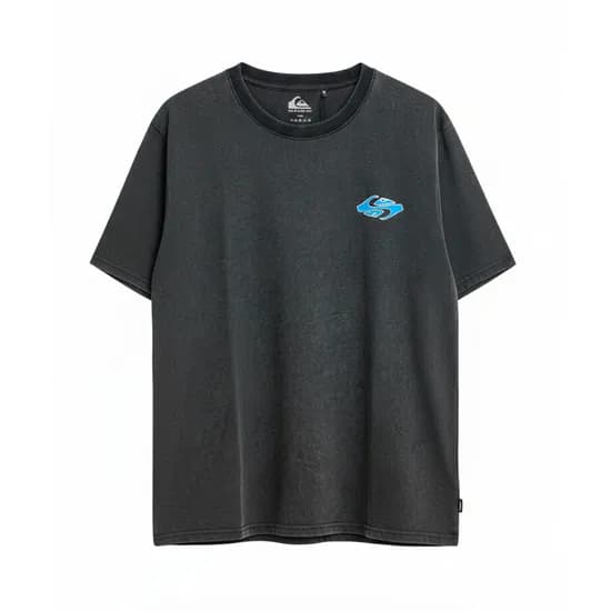 Remera Quiksilver Ripple Fount Negro