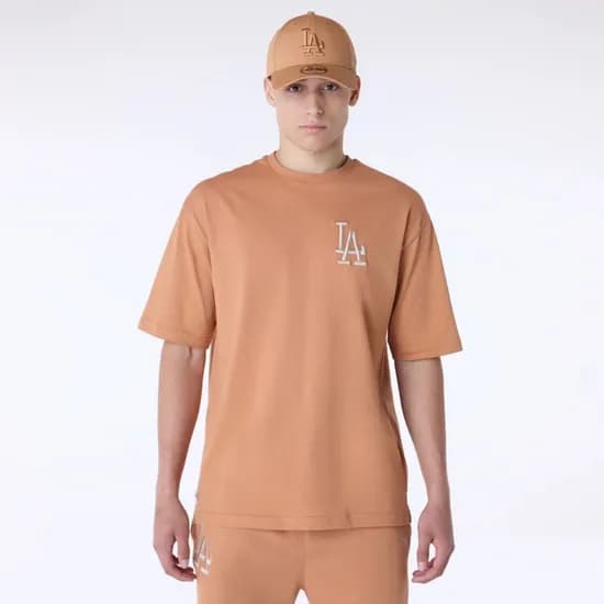 Remera New Era MLB Los Angeles Dodgers Beige