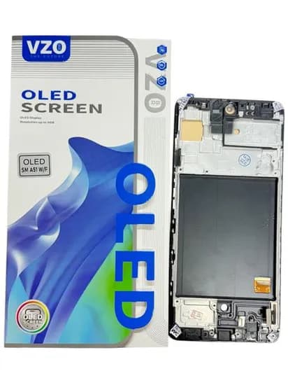 Display Vzo Samsung A51/A515 Negro Con Aro(Oled