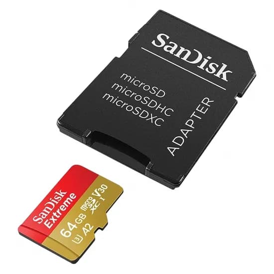 Sandisk Microsdxc Uhs-I Extreme 64GB 170MB/s Card With Adapter