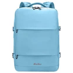 Mochila Anti-Roubo para Notebook Kolke KVM-654 17" - SKY Azul + Porta USB